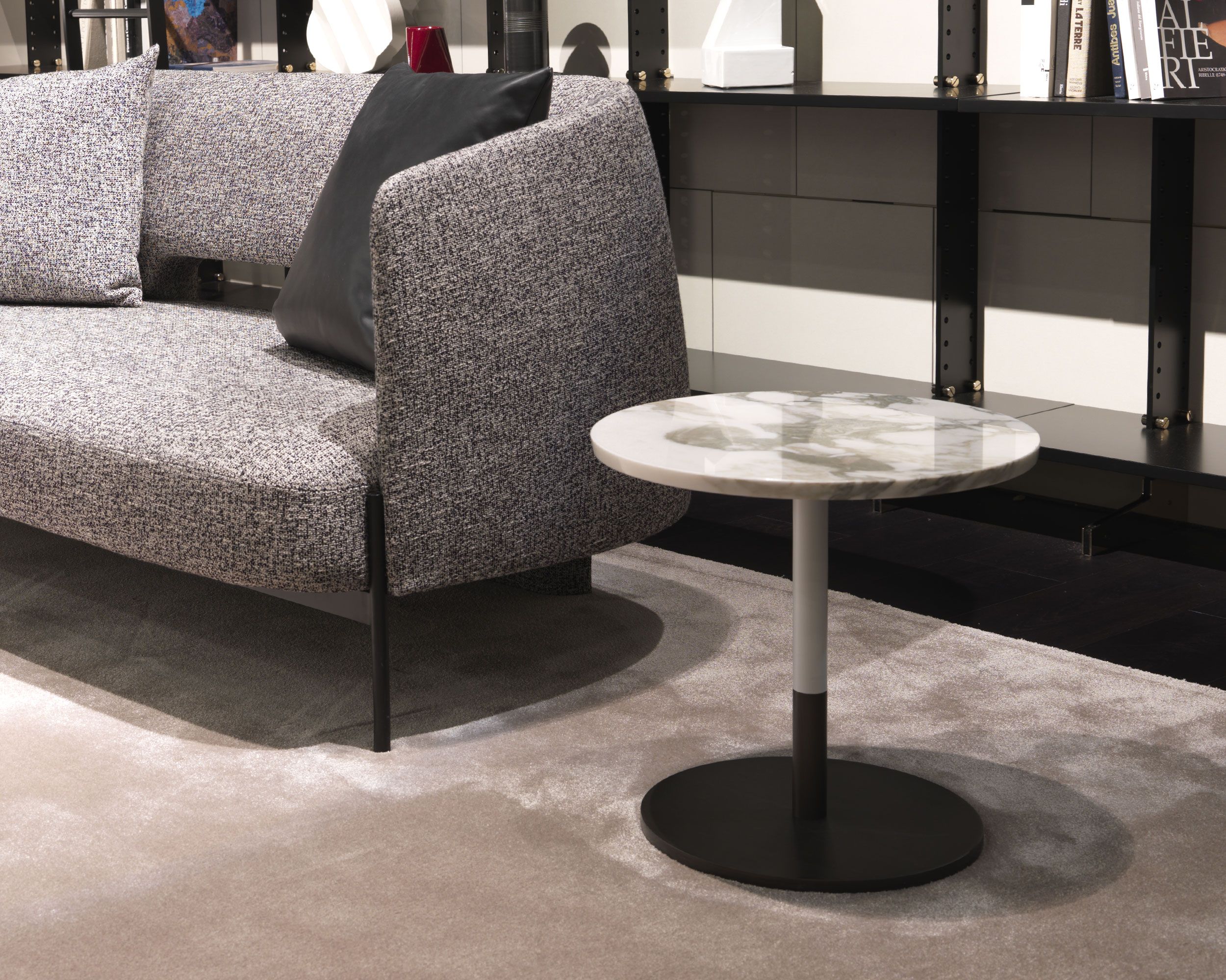 Высокий круглый мраморный журнальный столик MisuraEmme STILETTO ARCH-00100505 - Вид №3