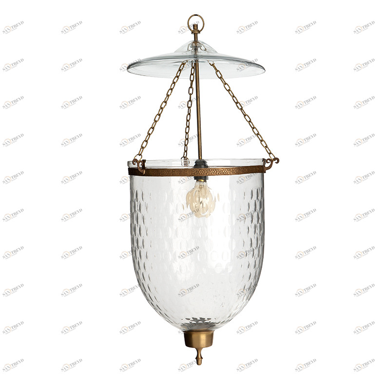 Подвесной светильник Bexley 1L от Delight Collection KG0807P-1L brass DELIGHT COLLECTION ДИЗАЙНЕРСКИЕ 243884 Прозрачный;латунь 