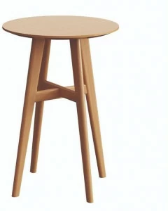 Paged Круглый журнальный столик из дуба