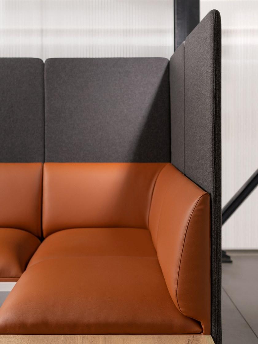 Quinti Sedute Секционный кожаный диван-санки Loft x sun-id-1485982 - Вид №3