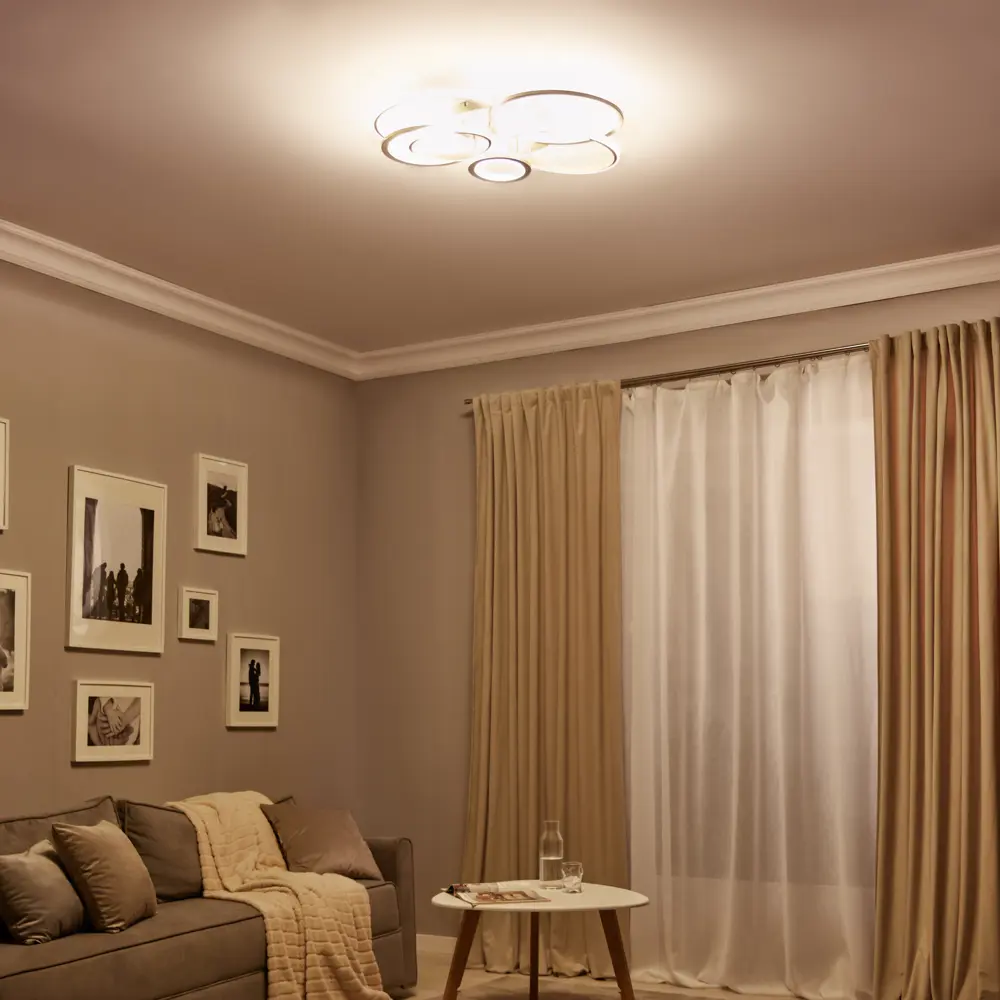 Люстра потолочная светодиодная Escada 10248/6LED с пультом, 31 м², регулируемый белый свет, цвет золотой STLM-2123199 - Вид №12