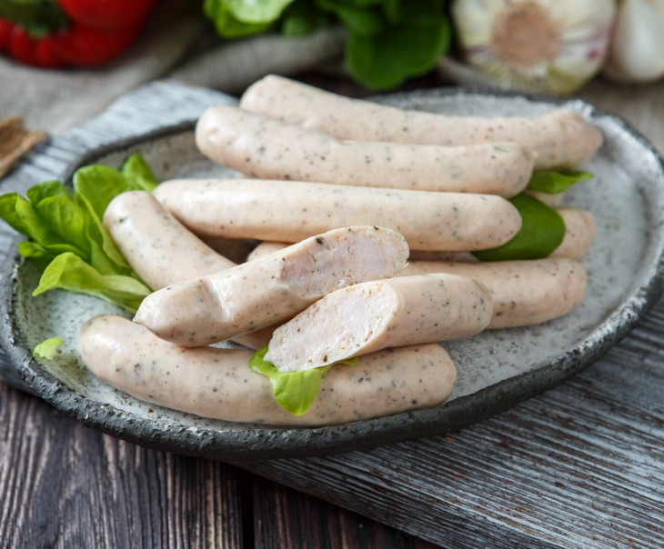 4725 Колбаски для жарки "Братвурст" с базиликом Вкусляндия  - Вид №1