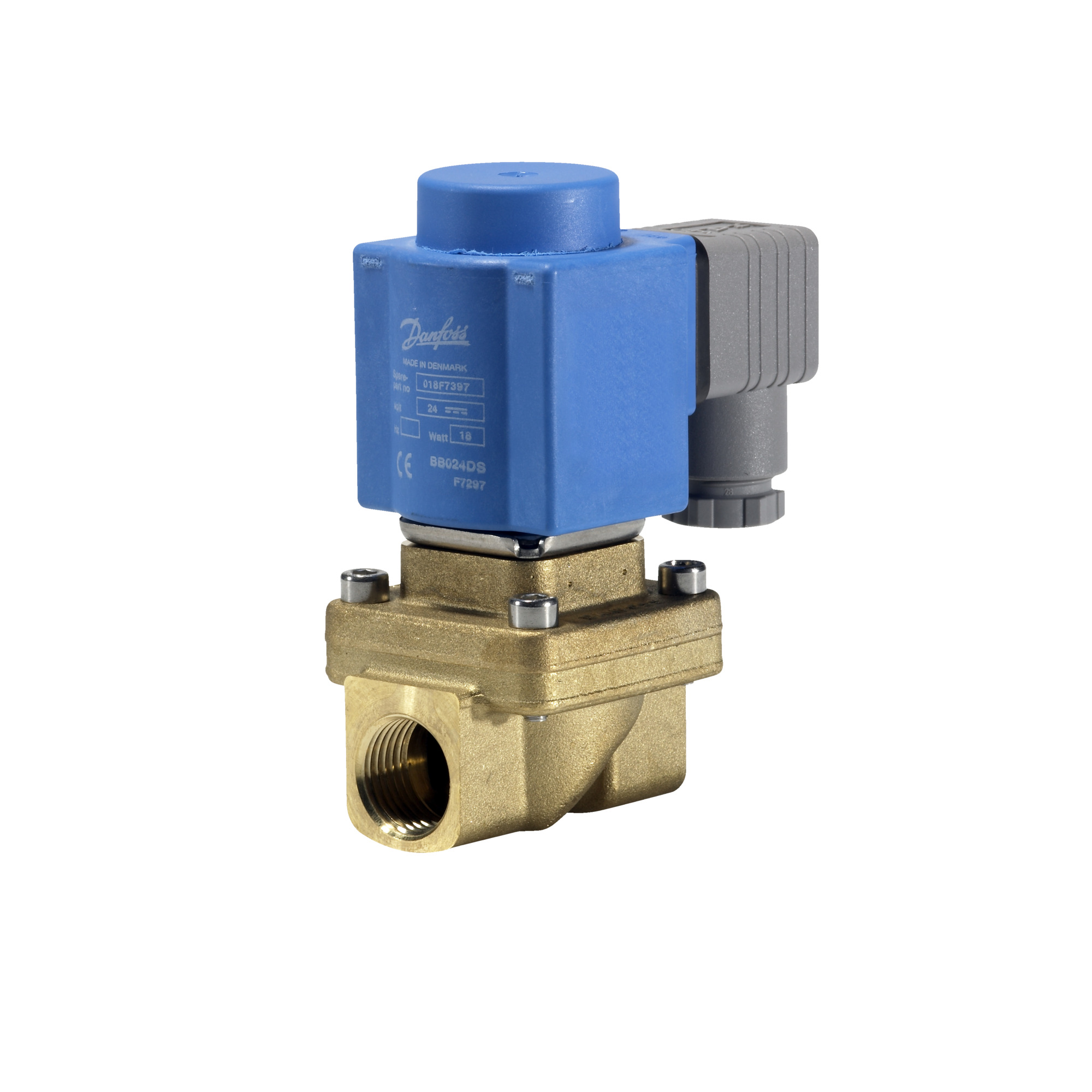 Danfoss EV250B — двухходовые электромагнитные клапаны с принудительным подъемом Клапан электромагнитный EV250B 032U5351  - Вид №5