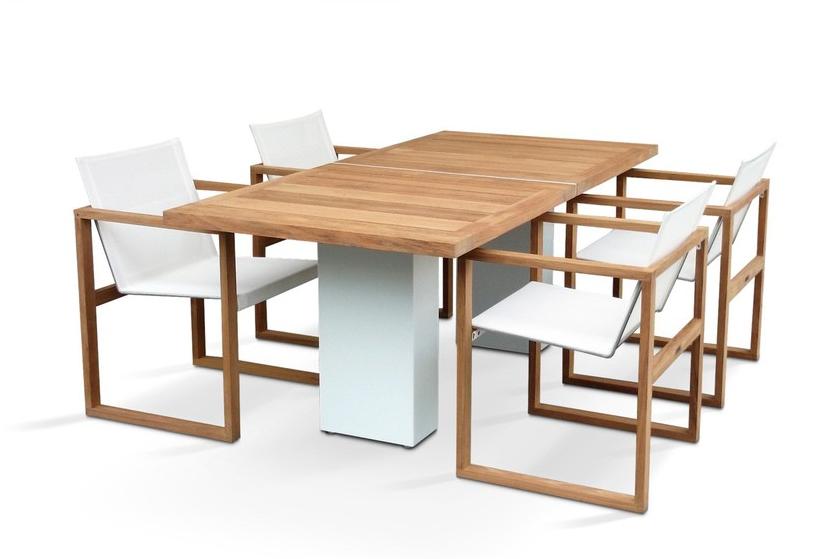 FueraDentro Садовый стол из лакированной нержавеющей стали в классическом стиле Cima sun-id-1397749 - Вид №3