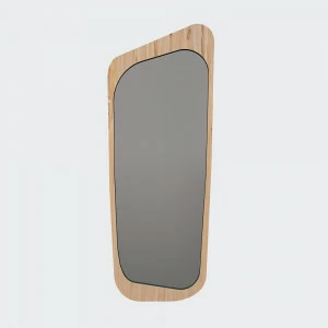 Зеркало настенное большое зеленое шпон Woodi WOODI ДИЗАЙНЕРСКИЕ 00-3966345 Зеленый
