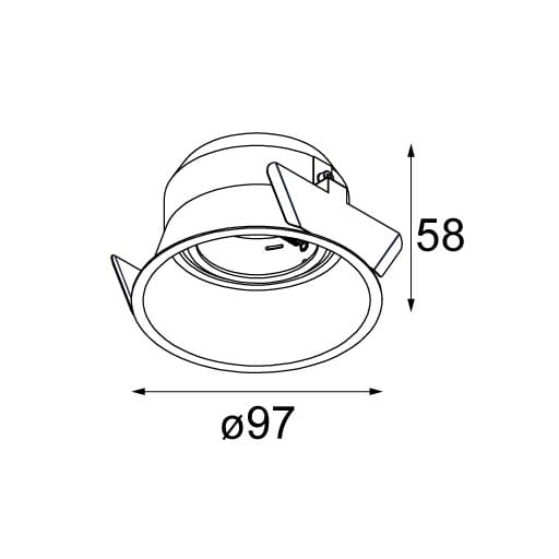 Утопленный светодиодный прожектор Modular Lighting Instruments LOTIS ARCH-00100749 - Вид №43