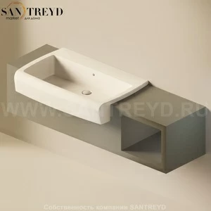 Flaminia UNA Консоль для раковины от 160 до 240 см с местом хранения серая UNA90V1.7037