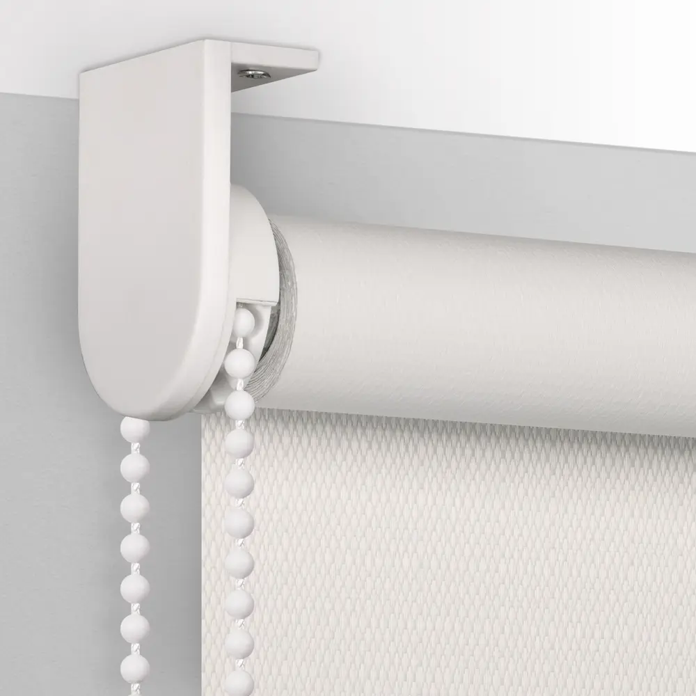 Штора рулонная Dublin блэкаут 80x160 см, цвет белый PRAKTO БЛЕКАУТ ЖАККАРД STLM-2183658 - Вид №2