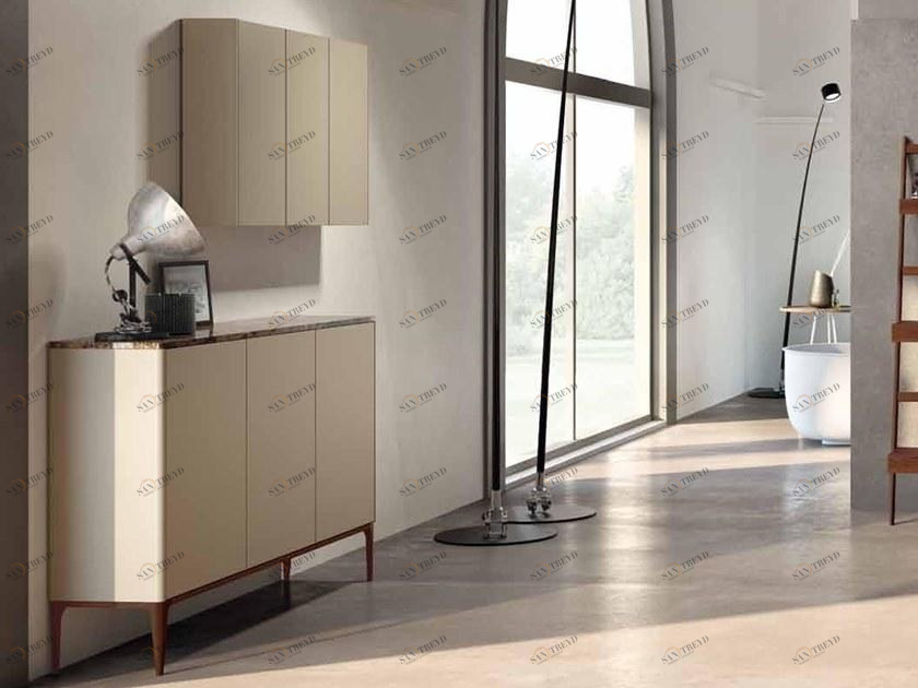 Mobiltesino Шкаф для ванной из ясеня с дверцами Suite sun-id-1445379