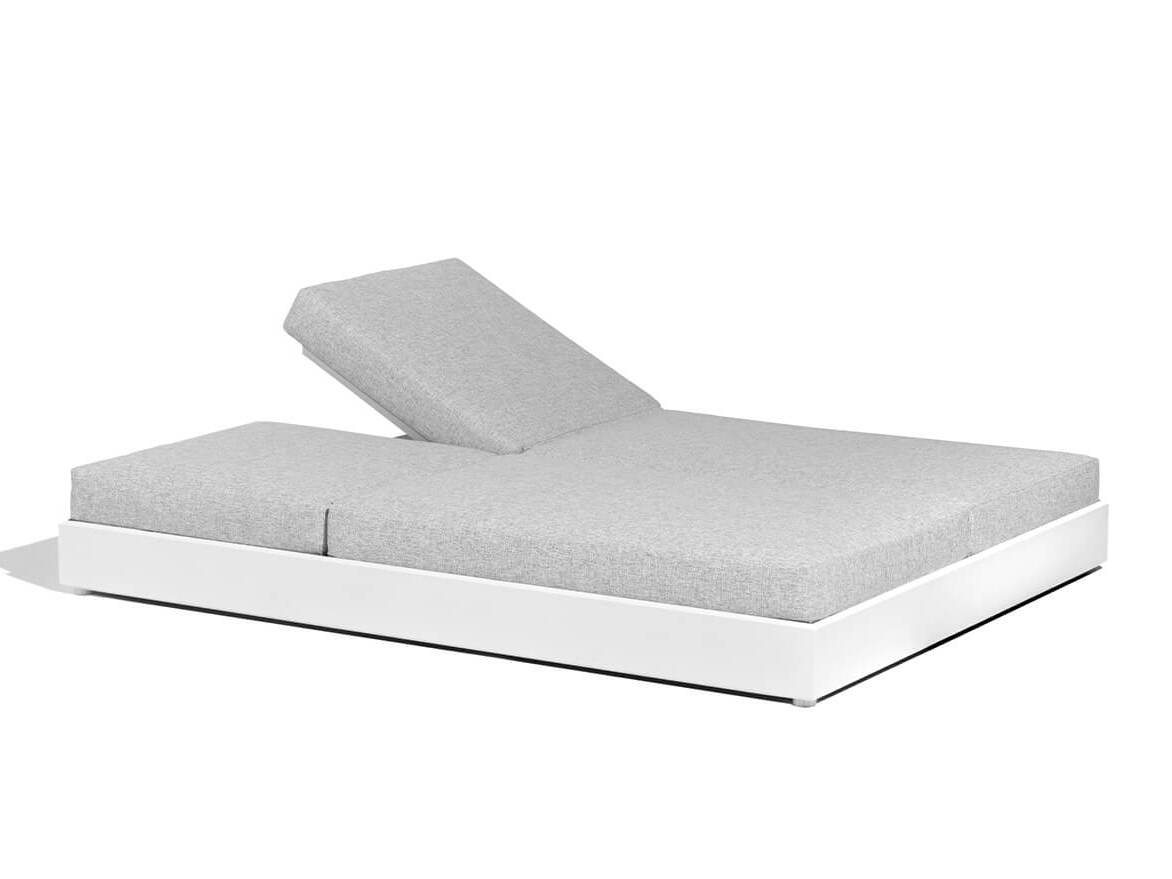 Тканевая двуспальная кровать с откидывающейся спинкой Les Jardins® ранчо ARCH-00030122