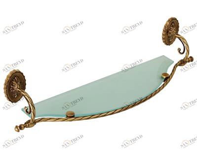 Полка MIGLIORE Edera ML.EDR-60.320.BR - бронза 