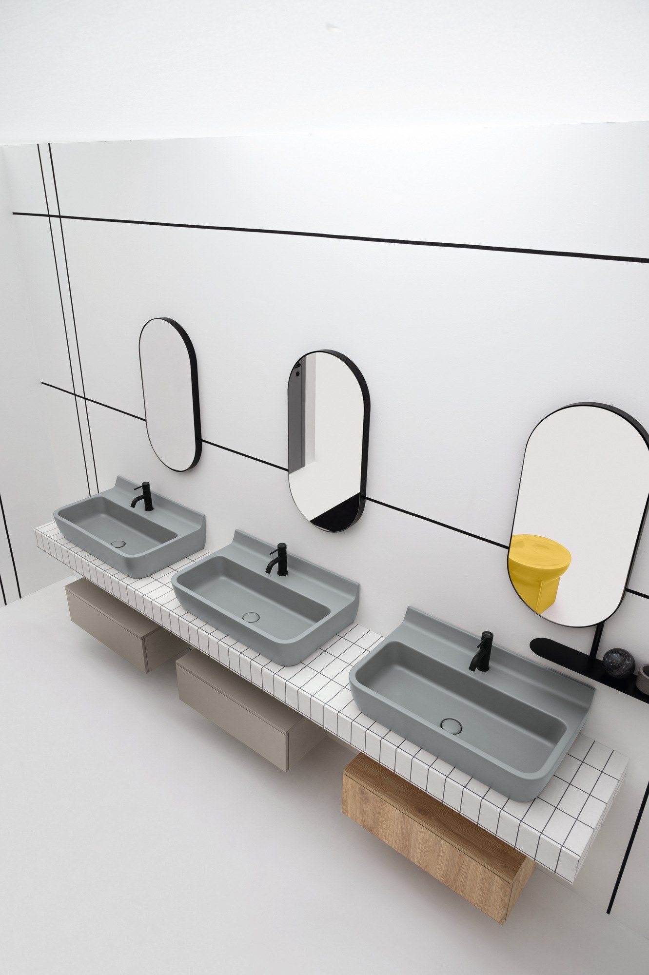 Керамическая прямоугольная раковина Axa корни ARCH-00141584 - Вид №8