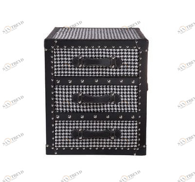 Комод черный с 3 ящиками Vintage UNICO ДИЗАЙНЕРСКИЕ, КОМОДЫ VINTAGE 248870 Черный 