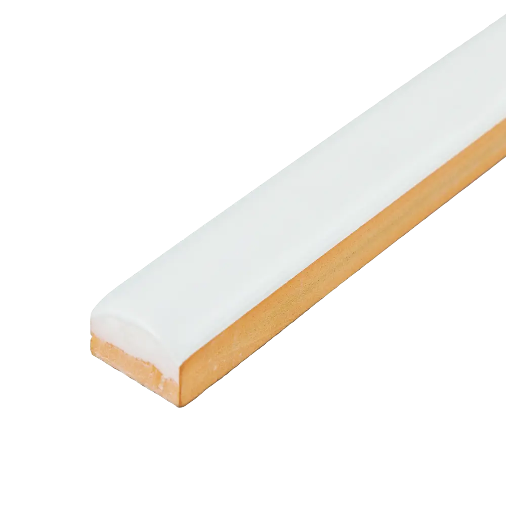 Бордюр настенный Нефрит-Керамика Минима 20х1.6 см цвет белый STLM-2159435 - Вид №1