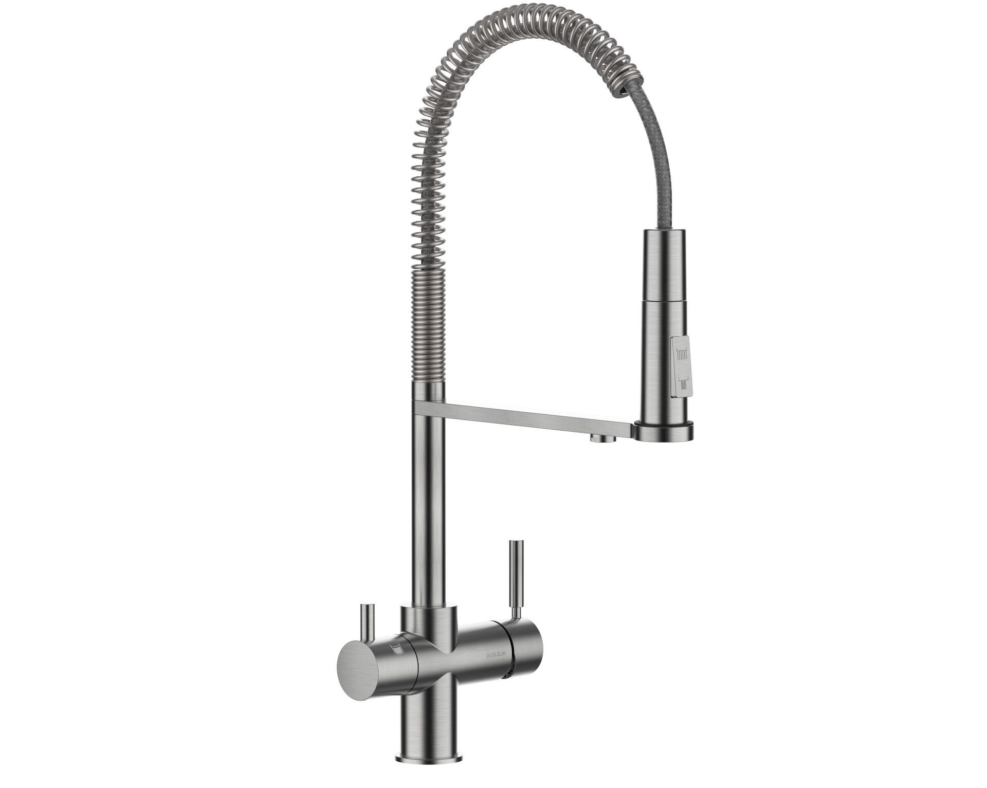 Однорычажный смеситель для кухни с выдвижным ручным душем GUGLIELMI RUBINETTERIE Pura ARCH-00145312