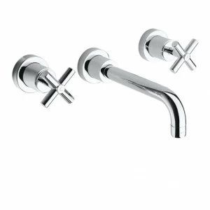 CRIEV241 Смеситель для раковины LARGE, настенный, внешние части для CRICS233 (боковые органы управления) - CRICS234 (правая сторона) со сливом Up & Down 1 "1/4 Cristina Rubinetterie