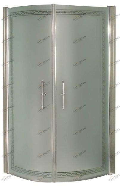 Gentry Home Полукруглая угловая душевая кабина Arcadia sun-id-1490375