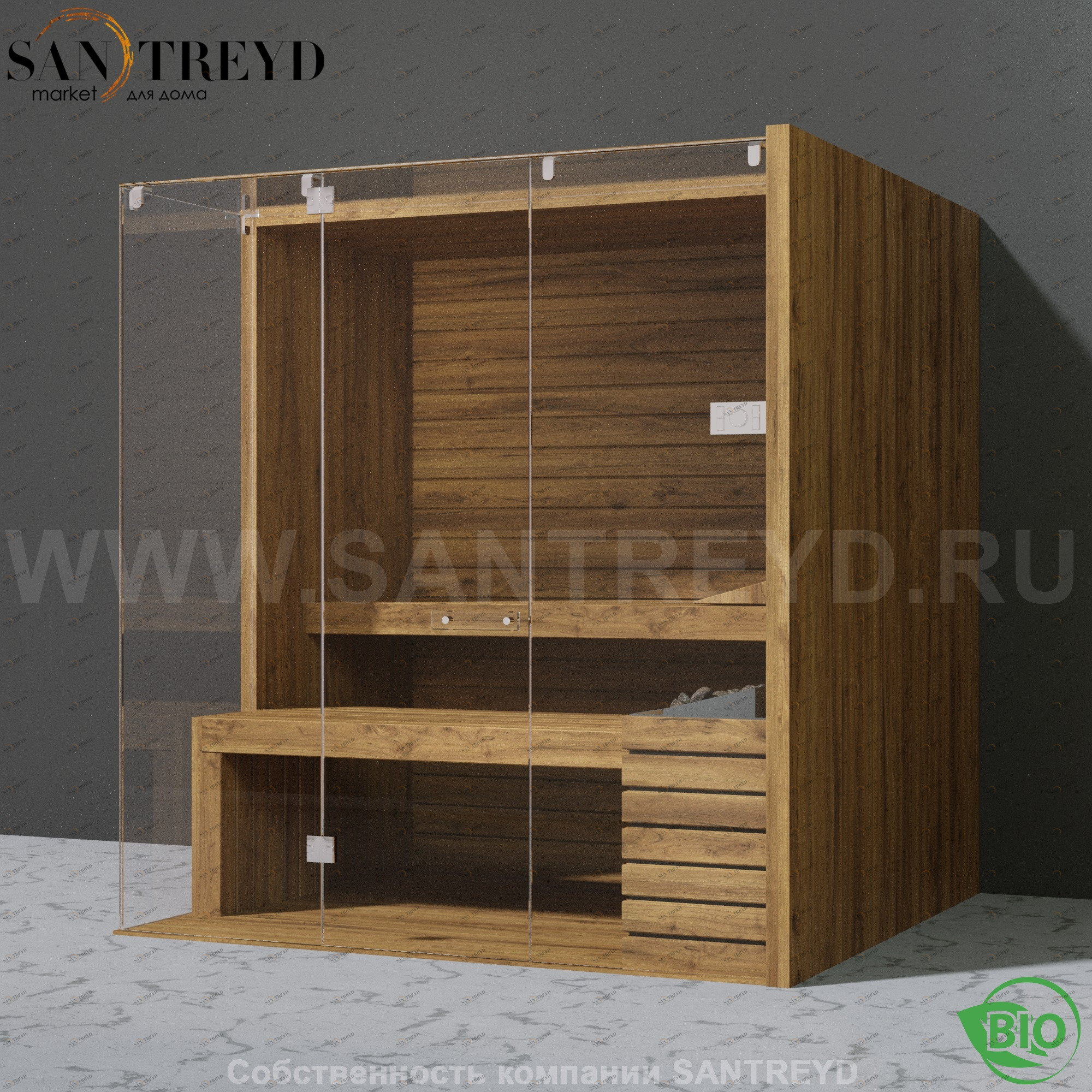 Effegibi SKY CORNER 80 BI55410018 Био-сауна. Мощность: 9 кВт макс. Размеры: длина 200 см, ширина 180 см. Отделка: осина термообработанная.