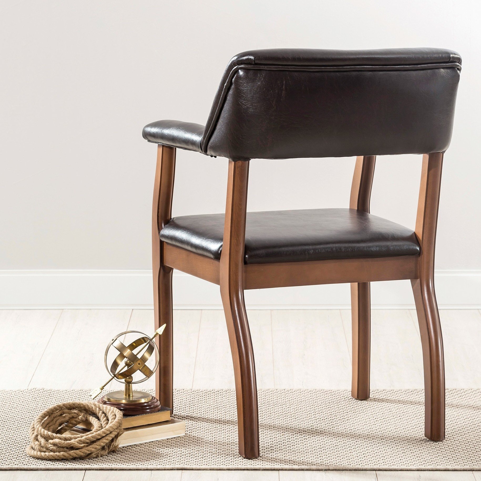 Стул деревянный с подлокотниками Pirate CILEK PIRATE 00-3832547 Черный Santreyd  - Вид №2