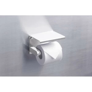 Бумагодержатель с полкой RUSH Edge ED77141White