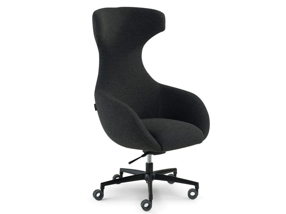 Тканевое регулируемое по высоте вращающееся офисное кресло ROCHE BOBOIS CEO ARCH-00040038 - Вид №2