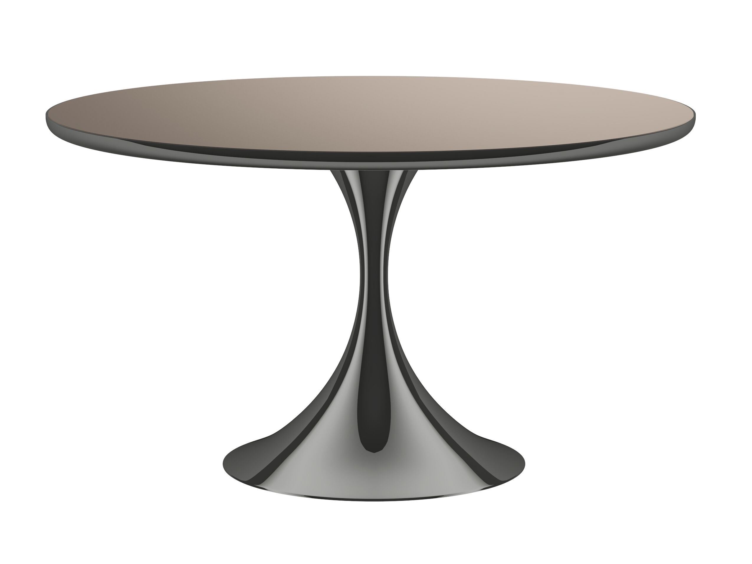 Круглый зеркальный стеклянный стол Caracole SEMPER ARCH-00020670 - Вид №3