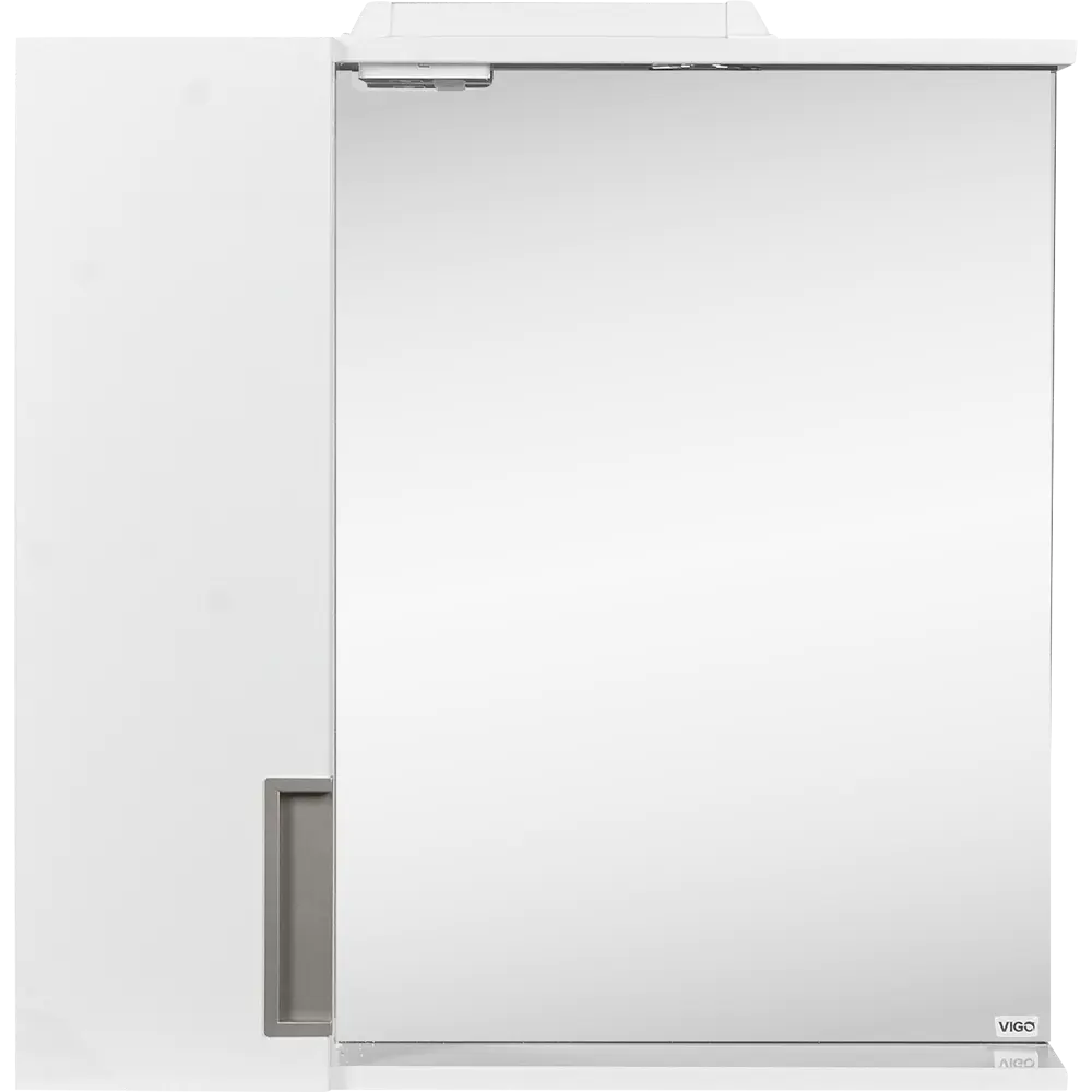 Шкаф для ванной зеркальный подвесной Vigo Венто 70x70 см цвет белый STLM-2163527