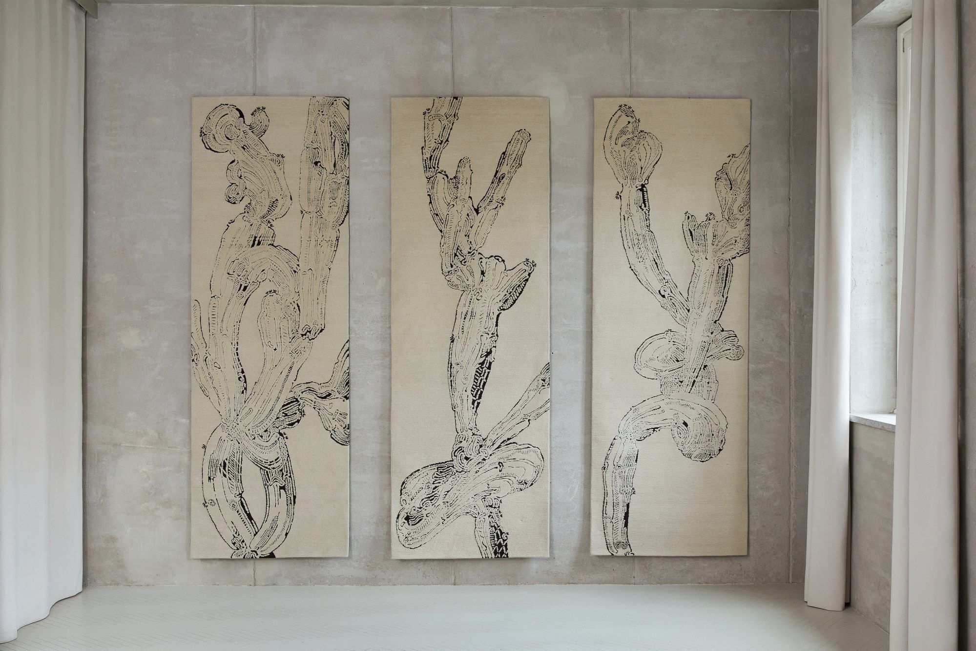 Прямоугольный ковер ручной работы из гималайской шерсти cc-tapis молочай ARCH-00089488 - Вид №3