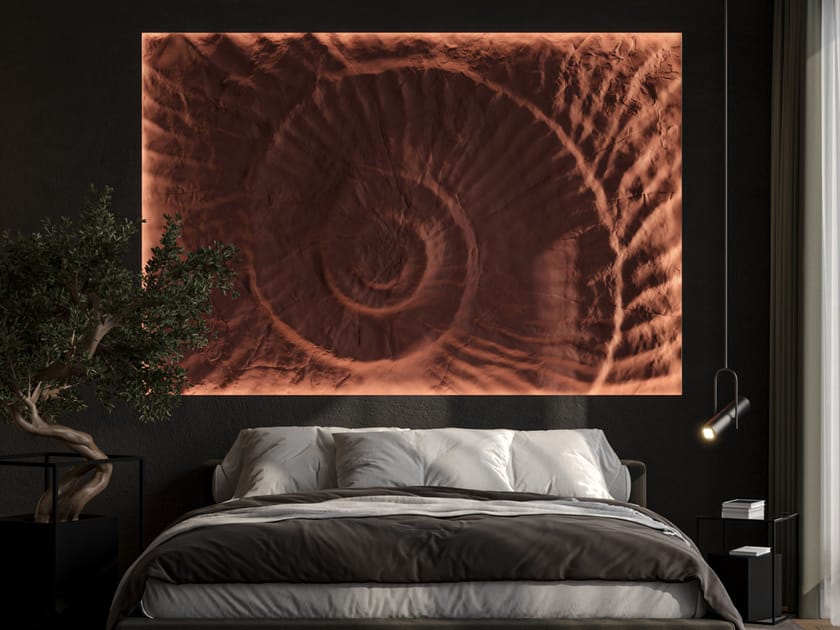 Трехмерная декоративная гипсовая панель WallDeco SNAIL TRAIL ARCH-00106507