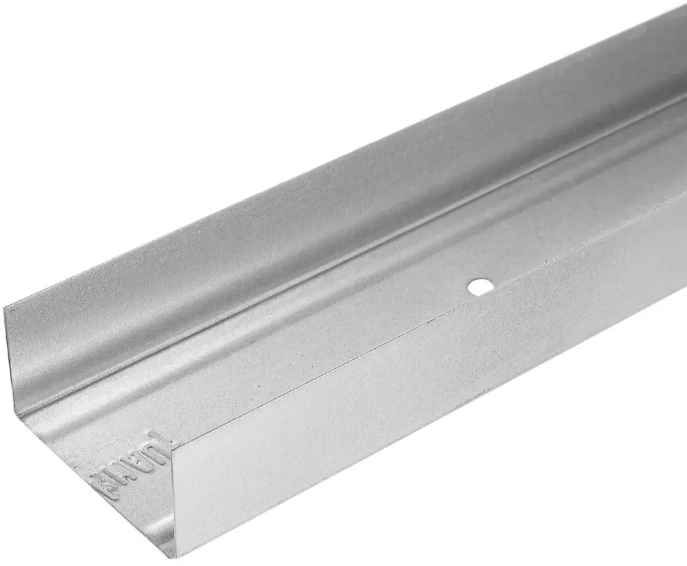 Направляющий профиль KNAUF ПН-4 для каркасов перегородок 75×40×3000 мм 12756964