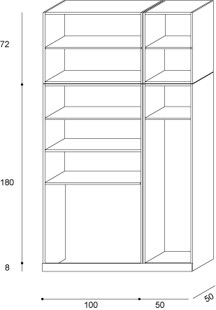 Byte 2.0 – myspace 2 Mastella  Byte 2.0  Комплект мебели для ванной  - Вид №1