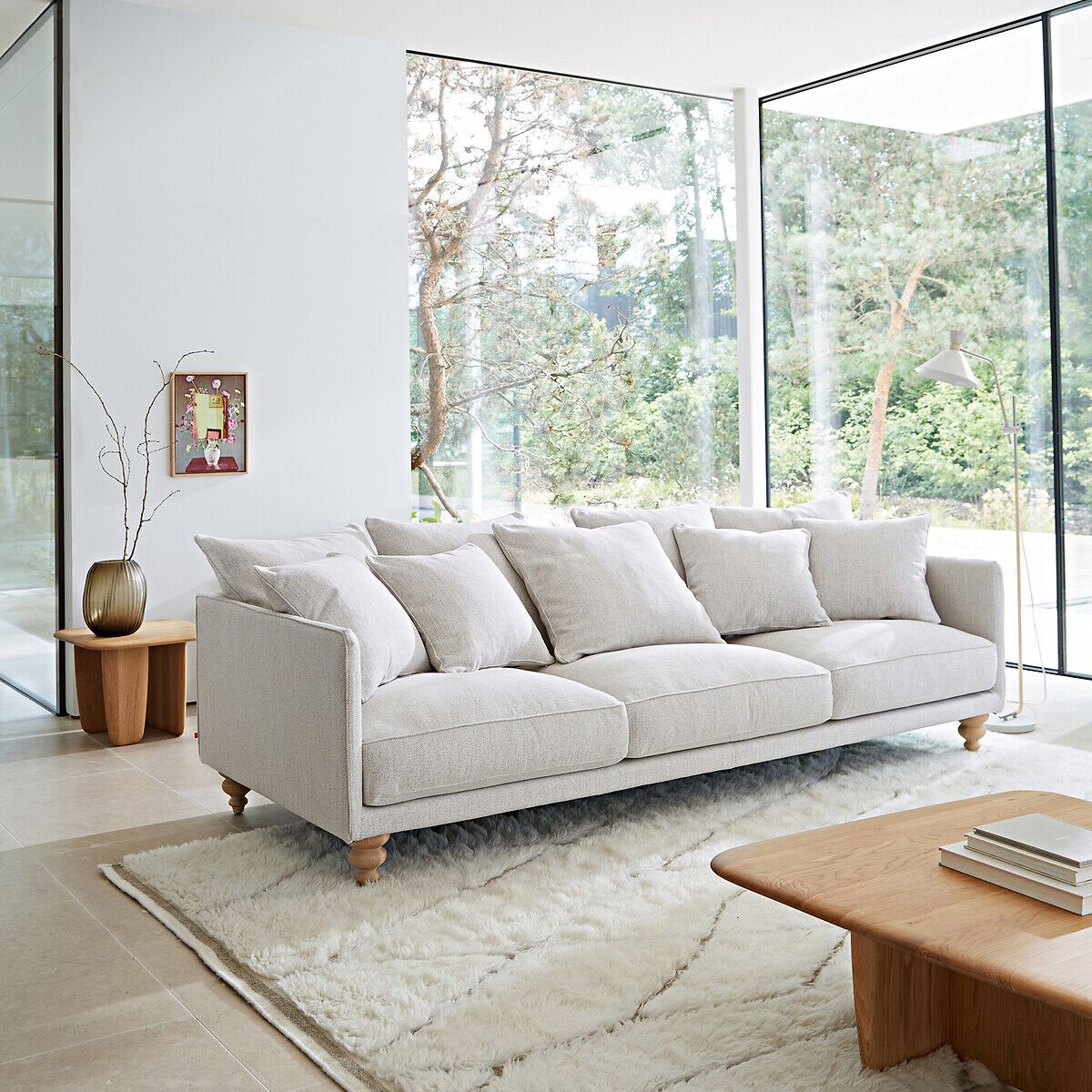 Квадратный журнальный столик из дуба AMPM Iloss ARCH-00001190 - Вид №1