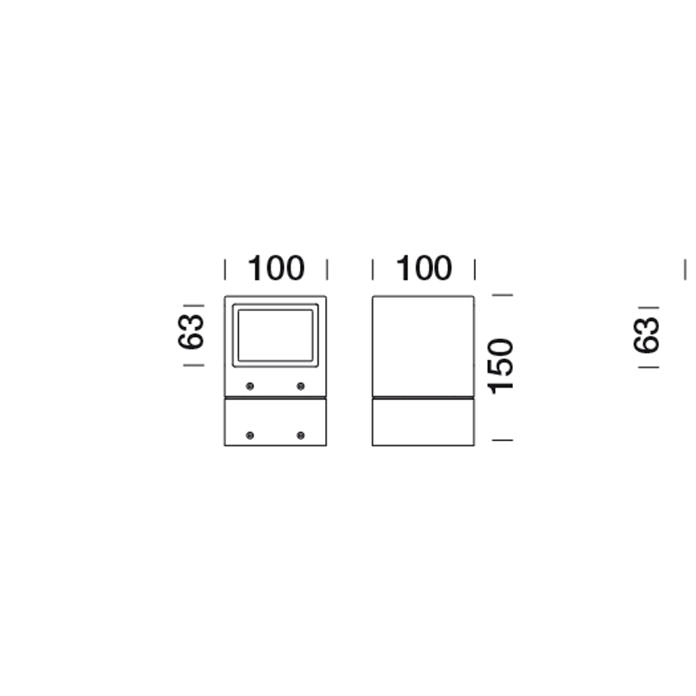 1015614 Мобильный светильник Platek MINI ONE Paletto  MINI ONE Bollard H. 150 mm - 1 LED 3000K 4 Openings  - Вид №6