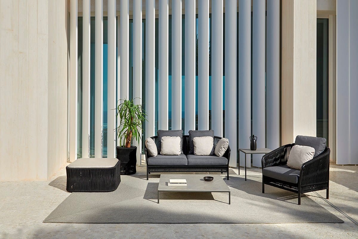 2-местный веревочный садовый диван POINT Плетение ARCH-00098396 - Вид №2