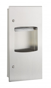 DTE0030CS Диспенсер для бумажных полотенец + Мусорное ведро mediclinics