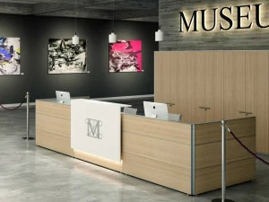 Bralco Модульная деревянная стойка администратора Reception