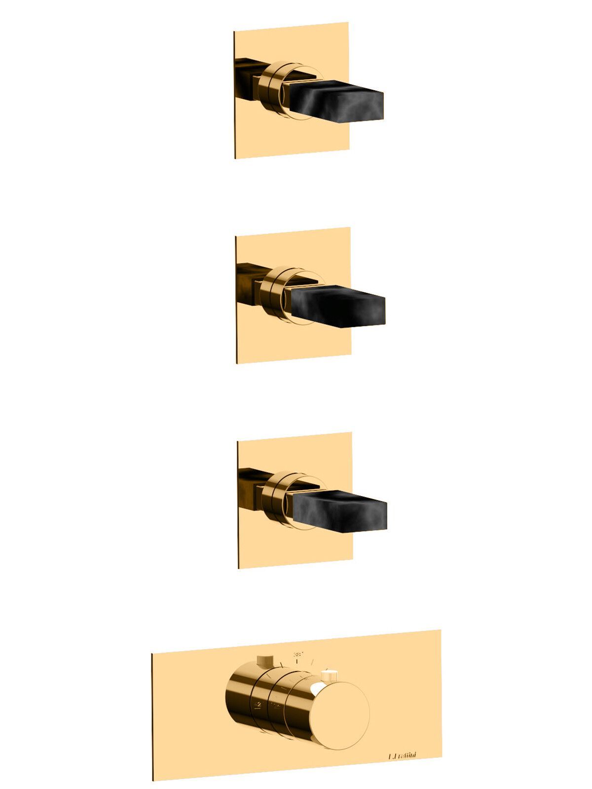 Термостатический встраиваемый смеситель для душа с 4 отверстиями Rubinetterie Frattini отдельная эстетика ARCH-00102952 - Вид №4