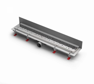 Водоотводящий желоб ALPEN Drops ALP-850DN2 к стене с рамкой