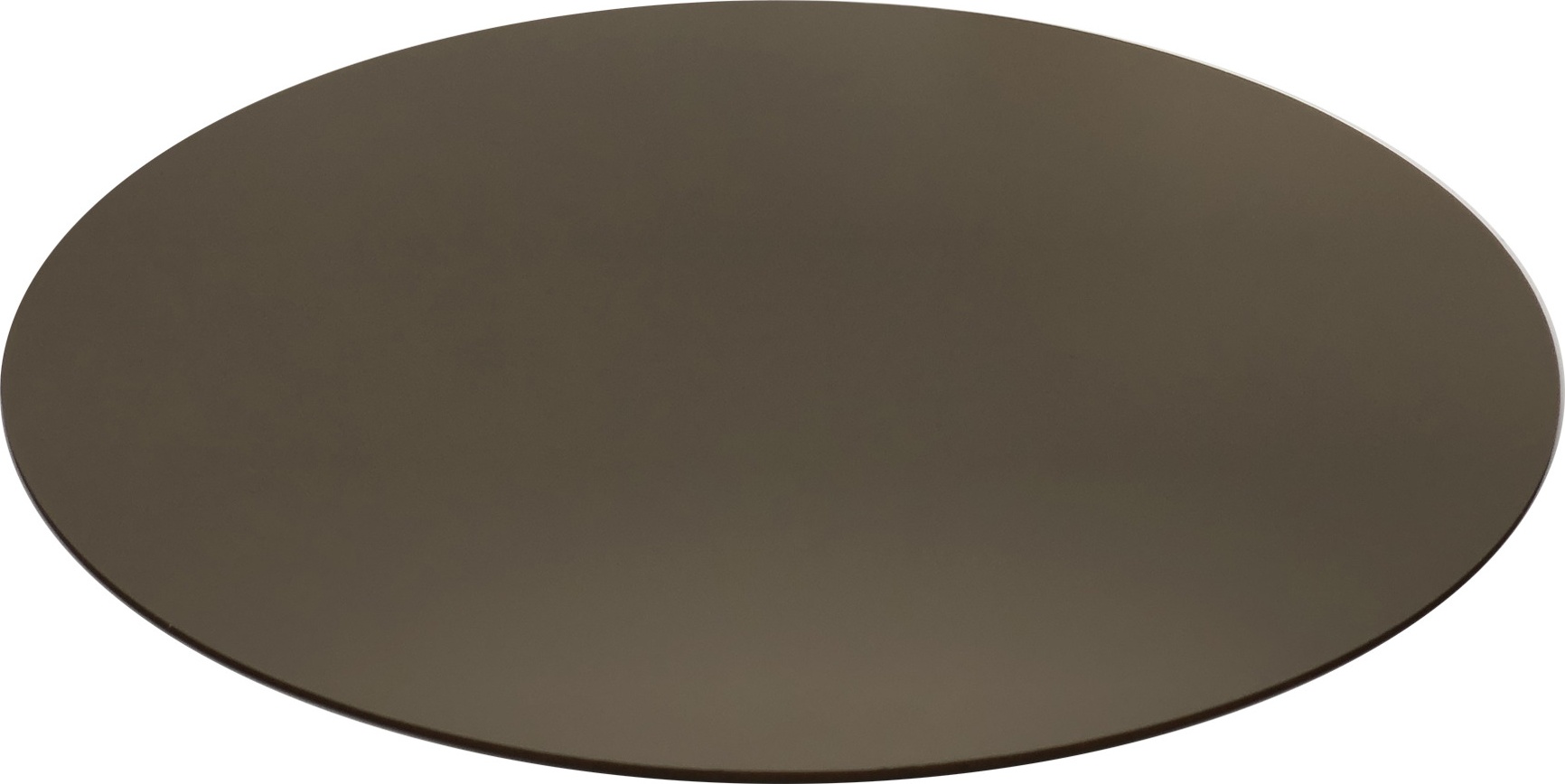 10638142 ADJ Овальный плейсмат двусторонний 47,5*35см (капучино/шоколад) Кожа искусственная 