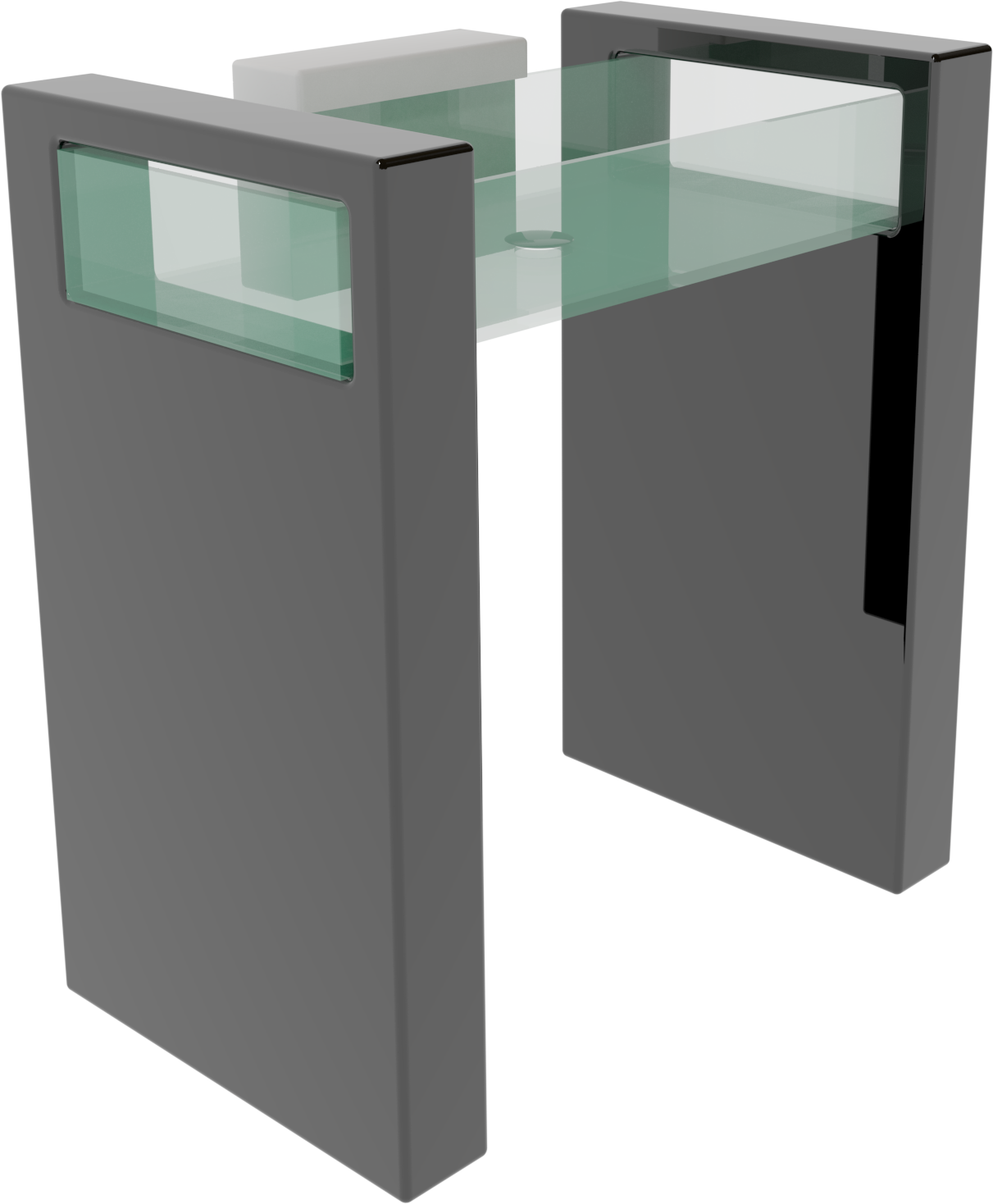 GLLACOL80BW2 Напольная раковина стоящая GSG CERAMIC GLASS