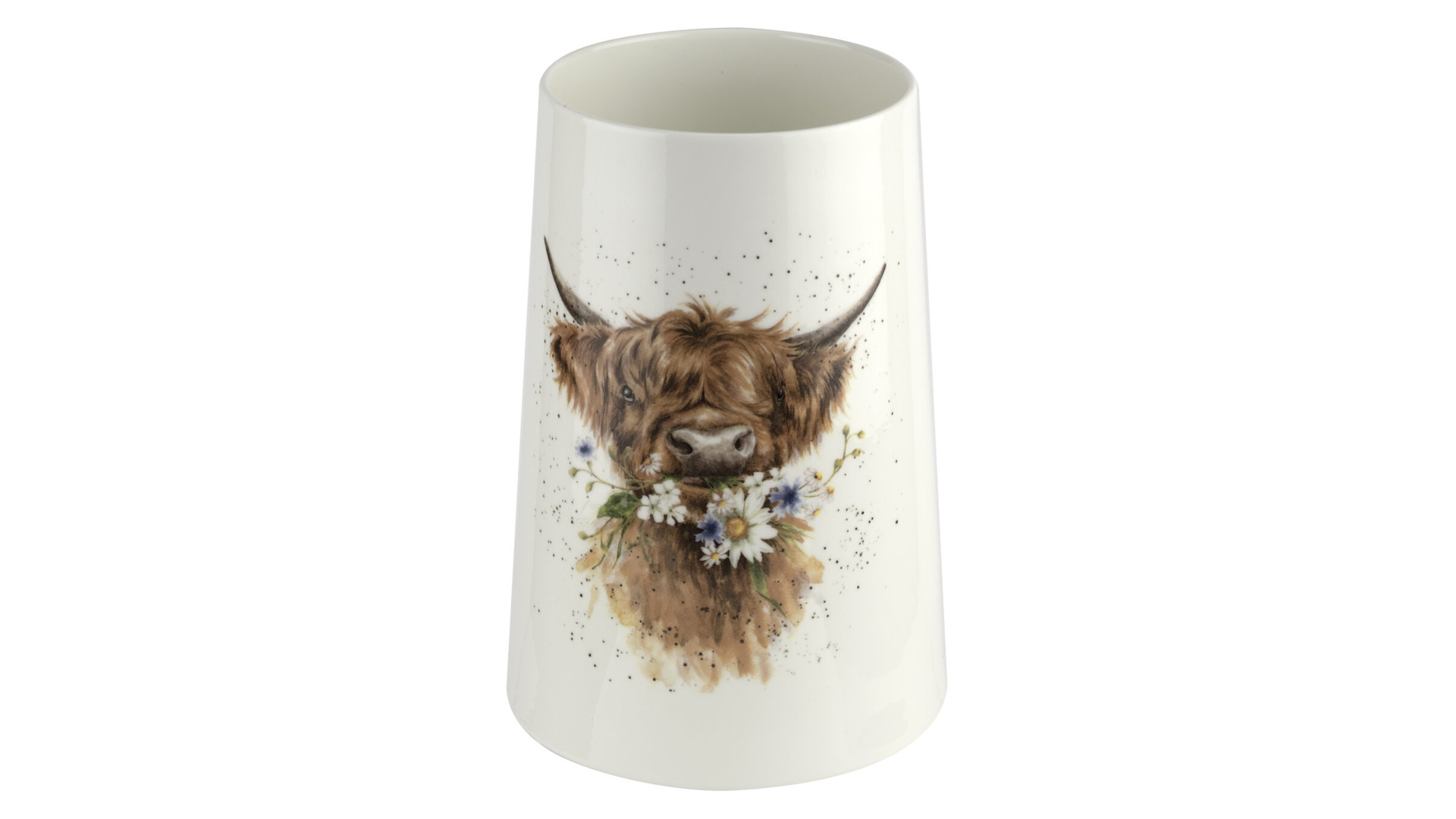 10669764 Royal Worcester Ваза Royal Worcester "Забавная фауна.Коровка" 20см Фарфор  - Вид №2