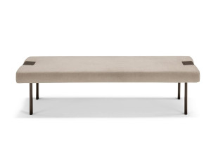 Мягкая скамейка из ткани