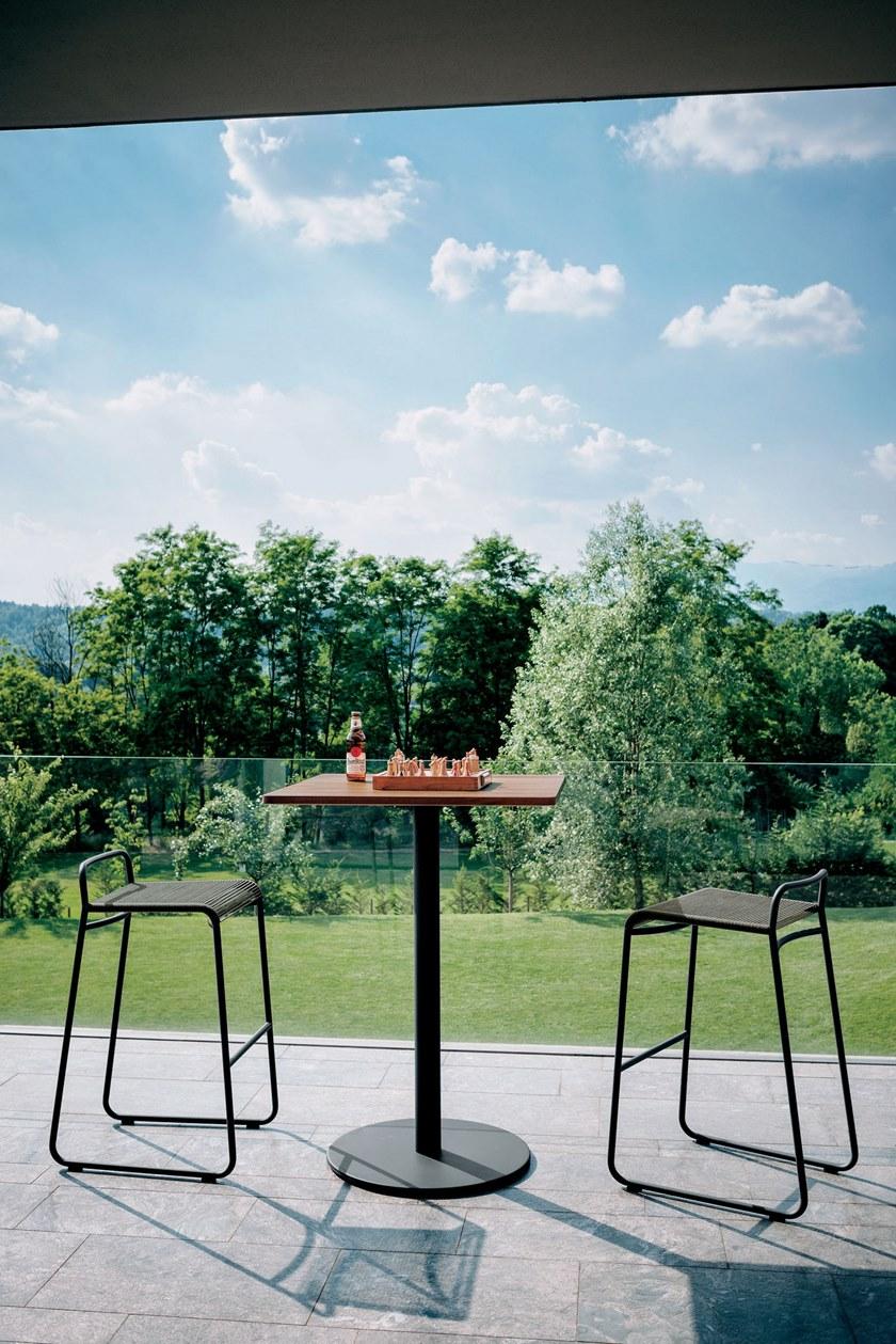 RODA Высокий садовый табурет с подставкой для ног Harp sun-id-1515716 - Вид №6