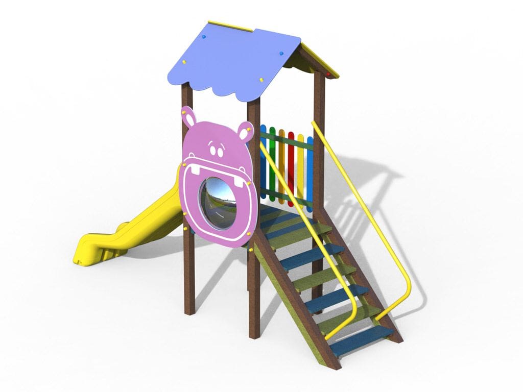 Рециркулированная пластиковая игровая структура EUROCOMITALIA TORRE HYPPO ARCH-00151045 - Вид №1