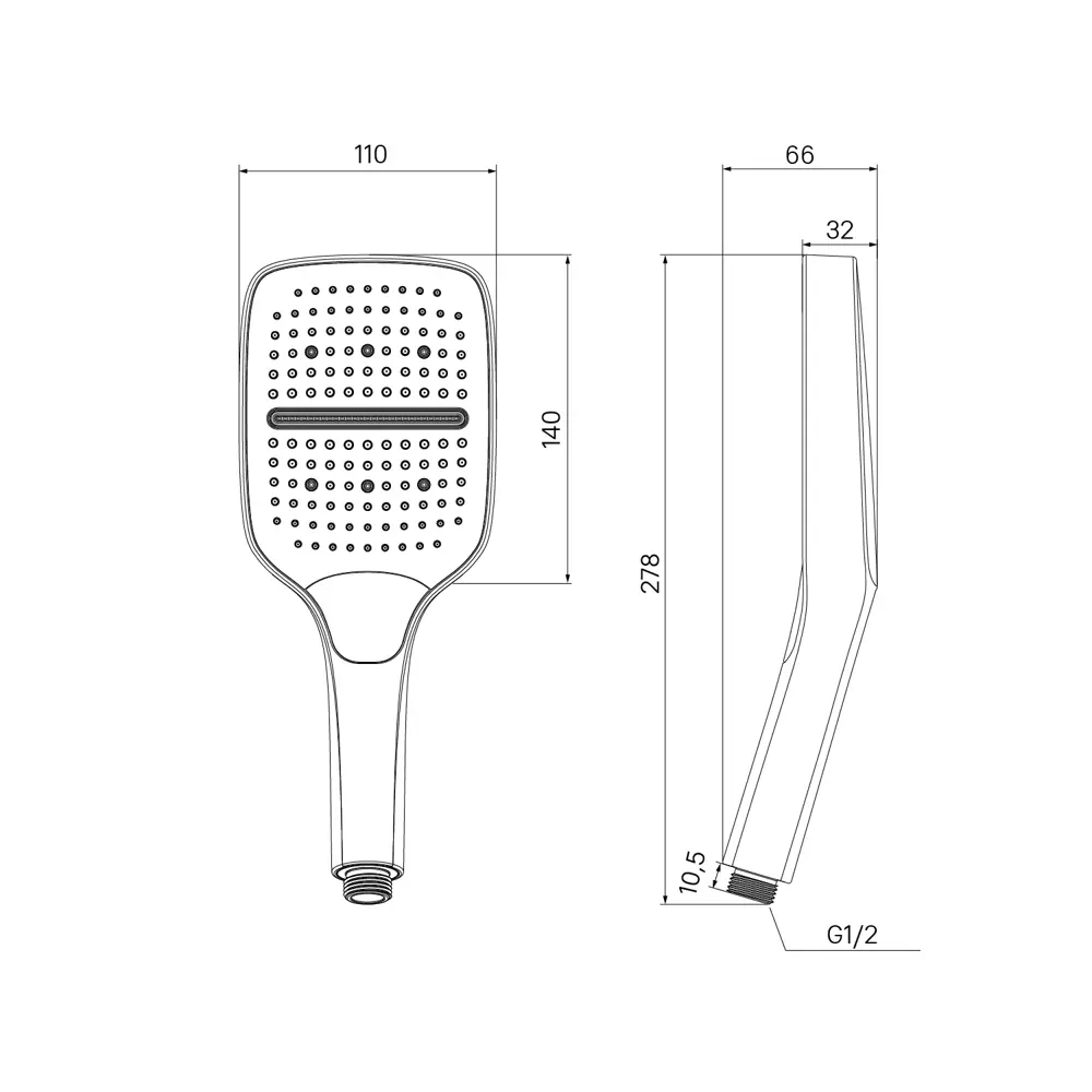 Смеситель для ванны Iddis LAHMG00i02 однорычажный с лейкой и шлангом цвет золото Lahta STLM-2082215 - Вид №6