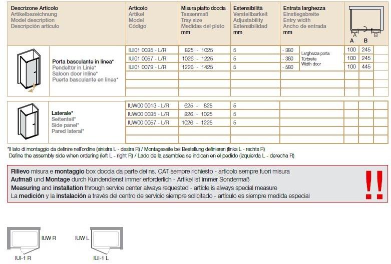 Provex Industrie Угловая душевая кабина из закаленного стекла Iunix sun-id-1508233 - Вид №3