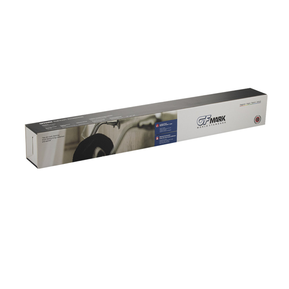 GFmark - Держатель для полотенца, прямой, ГРАФИТ, код: 78001  - Вид №1