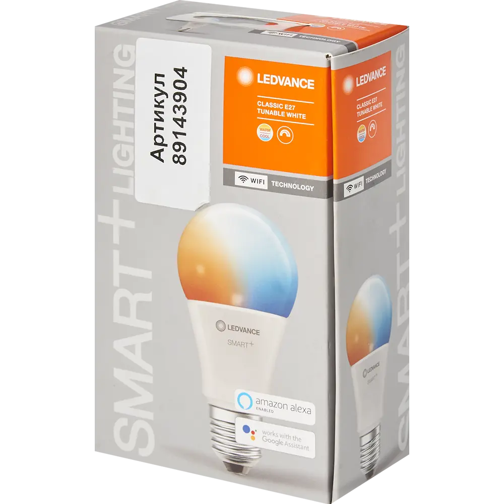 Лампа умная светодиодная Wi-Fi Osram Smart Plus E27 220-240 В 9 Вт груша матовая 806 лм, изменение оттенков белого 89143904 STLM-2029779 LEDVANCE  - Вид №5