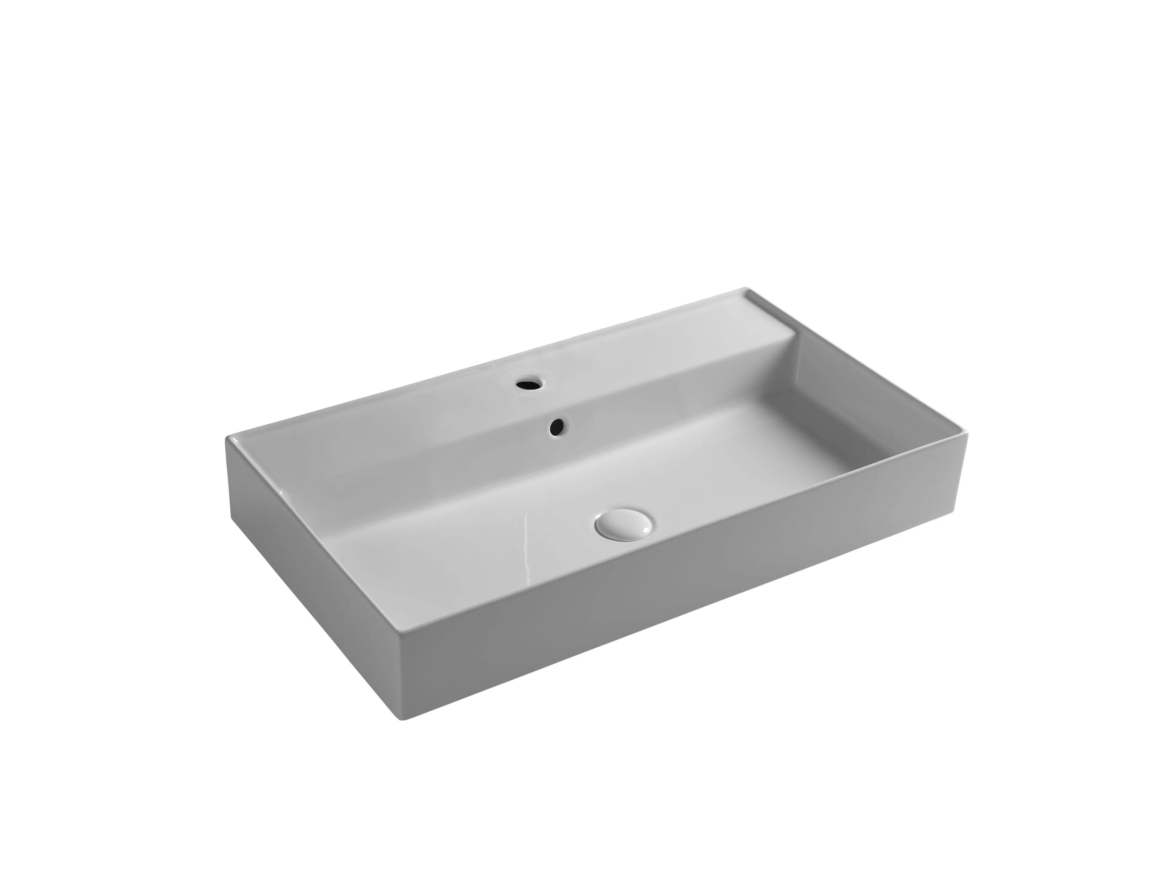 Керамическая одиночная прямоугольная раковина Olympia Ceramica DROP ARCH-00136620 - Вид №21