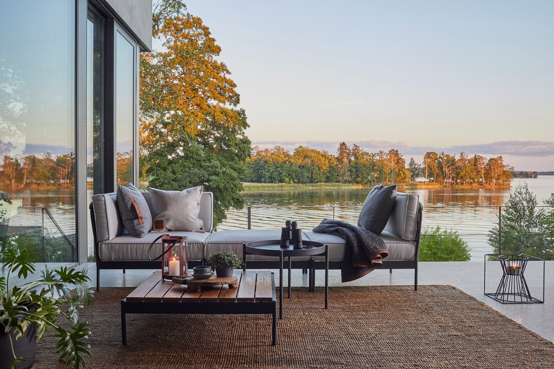 2-местный мягкий садовый диван Sunbrella® Skargaarden Lidö ARCH-00055259 - Вид №3